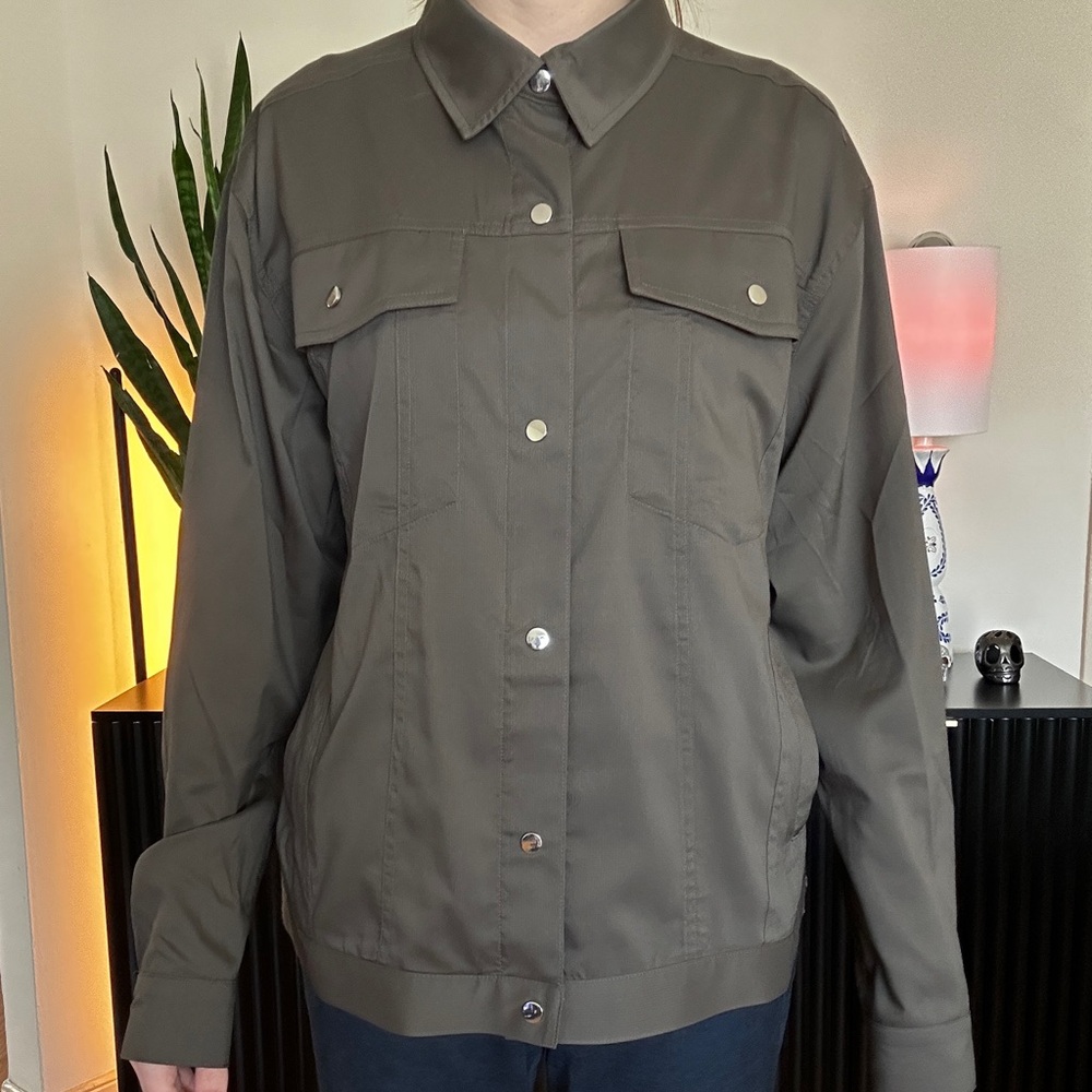 Girlfriend Collective Shacket, XS